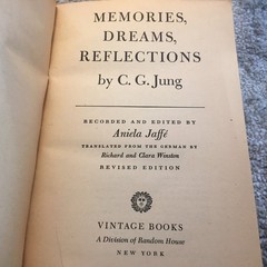 Memories Dreams Reflections C.G. Jung 1965 Vintage Psychology Autobiography Book