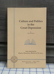 Culture and Politics in the Great Depression by Alan Brinkley 1999 PB