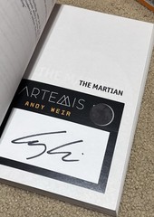 Andy Weir Artemis & The Martian SIGNED 1st Ed Mixed Lot (3 Books)