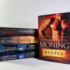 Feversong by Karen Marie Moning LOT OF 5 w/ Feverborn, Burned, High Voltage, &