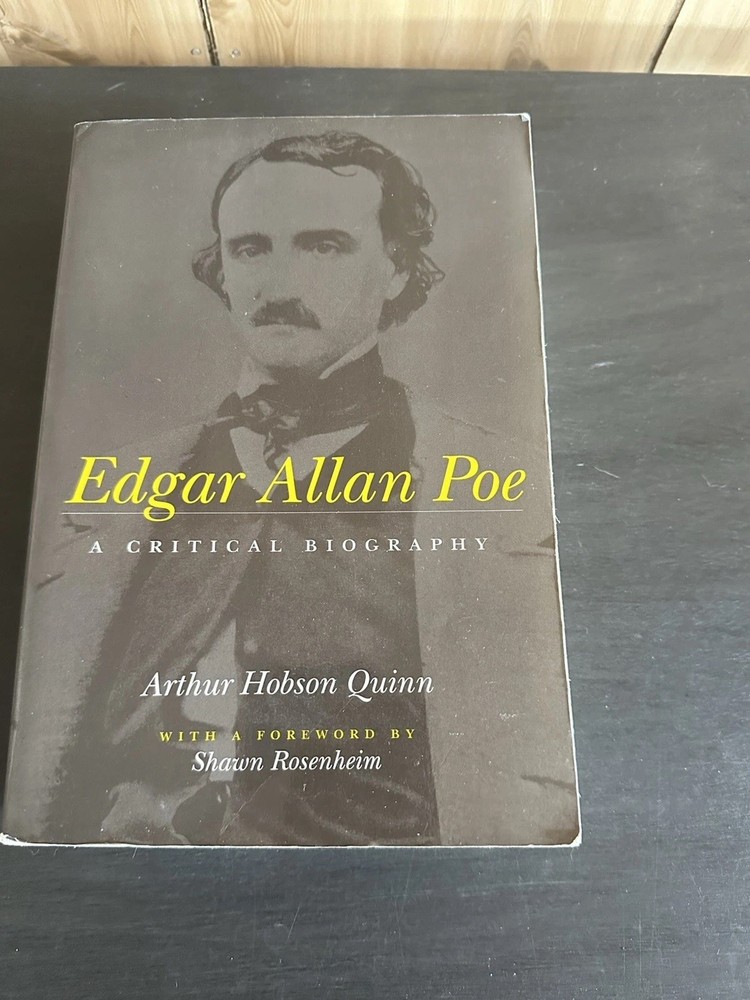 Arthur Hobson Quinn EDGAR ALLAN POE Paperback 1998 Good Vtg Biography