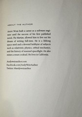 Andy Weir Project Hail Mary Advance Reader’s Copy Uncorrected Proof Good