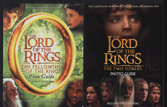 LORD OF THE RINGS PHOTO GUIDES TWO TOWERS & FELLOWSHIP OF THE RING 2 BOOKS
