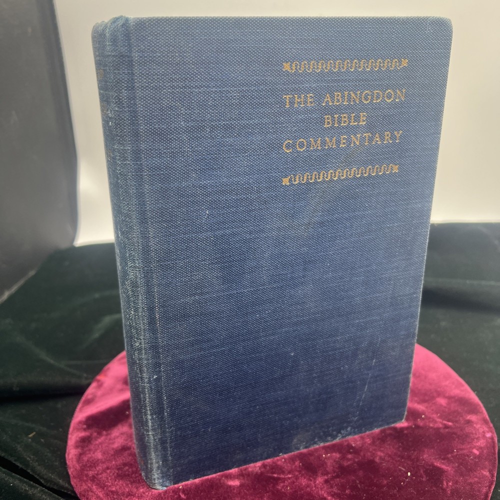 The Abingdon Bible Commentary Hardcover 1929 Abingdon Press Huge Book Vintage