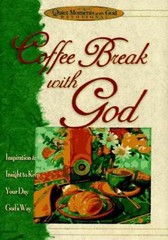 Coffee Break with God – Hardcover, by Cook David C – Very Good