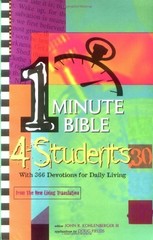 One-Minute Bible 4 Students: With 366 Devotions for Daily Living