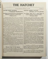 The Hatchet Of The USS George Washington HC Compilation Newspaper WWI