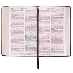 KJV Holy Bible, Giant Print Standard Size Faux Leather Red Letter Edition – Thum