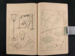 Illustrated Plays and Dances Vol 1 Colored Woodblock Print with Bag 9.3×6.3in