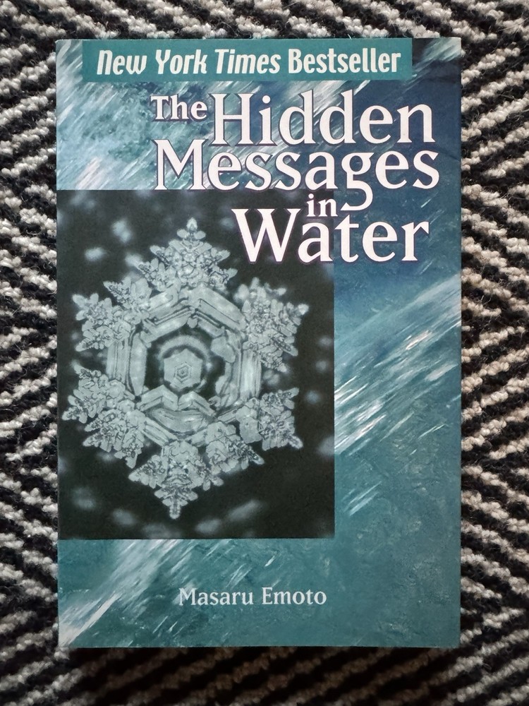 Masaru Emoto Hidden Messages in Water Trade Paperback Atria Books RARE