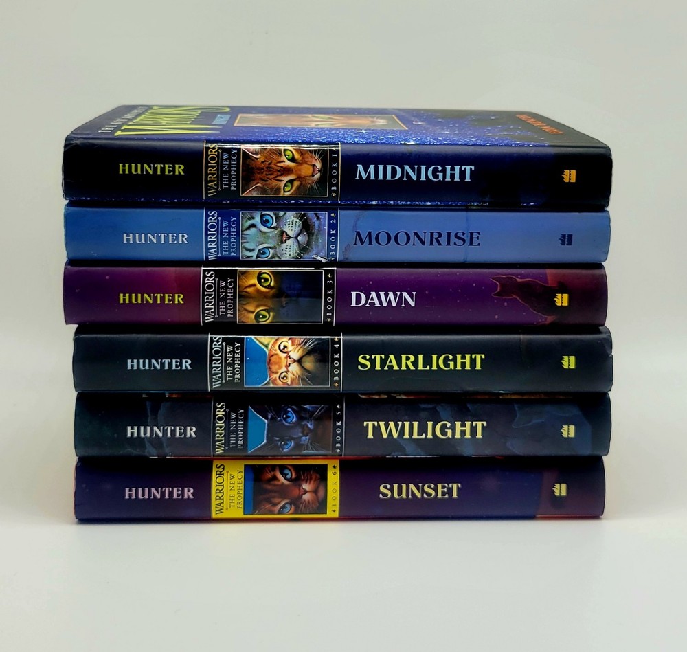 Warriors : The New Prophecy 6 Book Hardcover Set – Erin Hunter – HC – VG