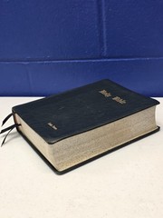 VTG Black Leather (?) New World Translation Of The Holy Scriptures 1984