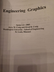 NEW Engineering Graphics Text and Workbook Series 1.2 Paperback Jerry W. Craig