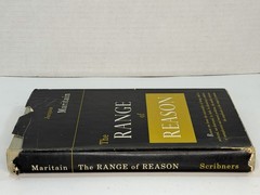 🧠 The Range of Reason: Jacques Maritain 1957 Scribner HC/DJ Philosophy Gem 📖