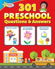 Active Minds – Preschool 301 Questions & Answers Workbook – Language Arts, M…