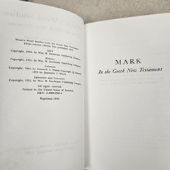 Wuest’s Word Studies From The Greek New Testament Vol 1-3 Reprinted 1995 Eerdman