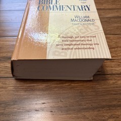 Believer’s Bible Commentary William MacDonald 1995 Hardcover Thomas Nelson NKJV