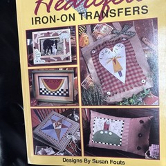 Heartfelt Iron-On Transfers by Susan Fouts Leisure Arts 1998 All Intact