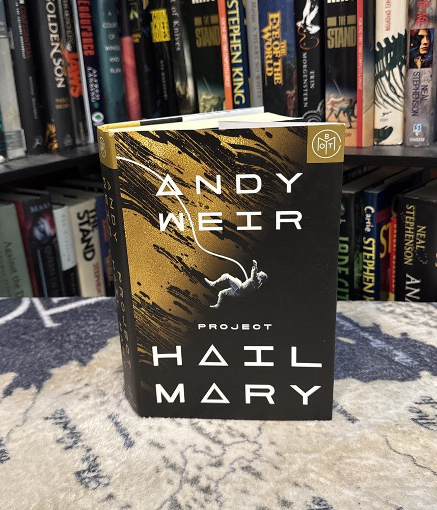 Project Hail Mary – Andy Weir (2021, Hardcover) Collectible BOTM Edition, FAIR