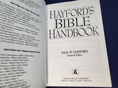 Hayford’s Bible Handbook – Hardcover Book – Very Good