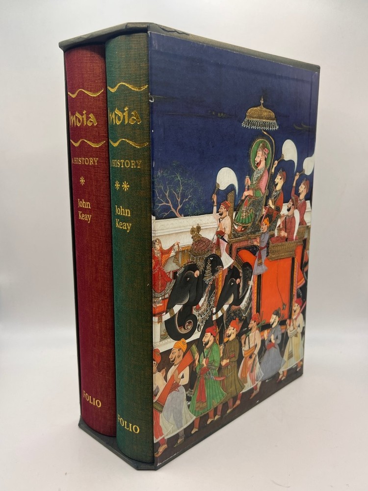 Folio Society India A History John Keay 2-Volume Set Slipcase Decorative