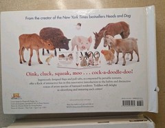 Lot Of 2 Simon and Schuster Cat & Moo Novelty Book by Brian Stanton