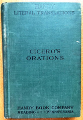 Select Orations of Cicero, Handy Book Company, Reading, PA (1910s, HC) Good