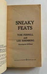 Tom Ferrell/Lee Eisenberg SNEAKY FEATS & MORE SNEAKY FEATS 2 MM Paperback LOT