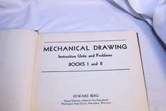 Mechanical Drawing by Edward Berg 1942 HC good