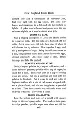 “1909” The New England Vintage Cook Book 180 Pages