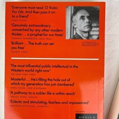 Beyond Order + 12 Rules for Life – Jordan B. Peterson Paperback book Lot of 2