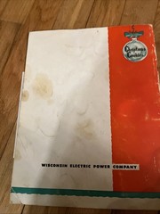 1954 WE Energies Cookie Book Wisconsin Electric Christmas Cookie Recipe Book B