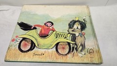 VTG The Yellow Auto Named Ferdinand Hardcover Book By Janosch 1973 Ex-Library