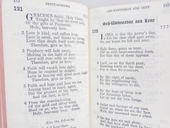 Antique Hymnal Protestant Episcopal Church 1920 Pocket Sized 578 Pgs 3-1/4″x 5″