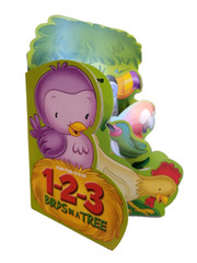 Vision St. Fan-Tab-U-Lus Board Book – New – 1-2-3 Birds in a Tree