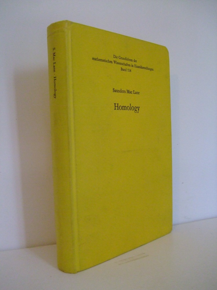 Homology by Saunders Mac Lane. Springer-Verlag, 1967