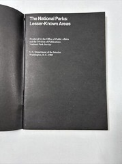 National Parks : Lesser Known Areas – Office Of Public Affairs (Pamphlet, 1985)