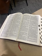 Holy Bible NKJV Giant Print Concordance Red Letter 1992 Thomas Nelson Leather