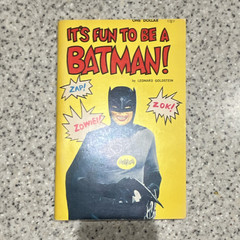 “Its Fun To Be Batman” RARE 1st Print 1966 Very Good Adam West Illustrations