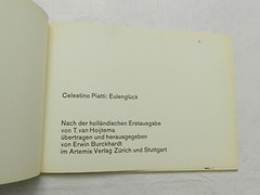 1963, Eulenglück (Happy Owls) by Celestino Piatti, HB GERMAN CHILDREN’S, ILLUSTR