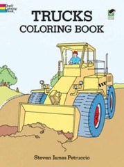 Trucks Coloring Book (Dover Design Coloring Books) – Staple Bound – VERY GOOD