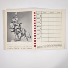 Flower Arrangement Calendar 1957 Floral Design Planner Box Helen Van Pelt Wilson