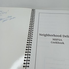 Vintage 1990s Cookbook Neighborhood Delights MSFSA Community 100 Pages