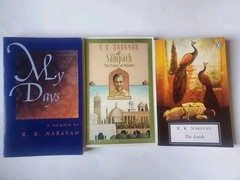 R.K. Narayan Paperback Book Lot My Days Mr. Sampath The Guide
