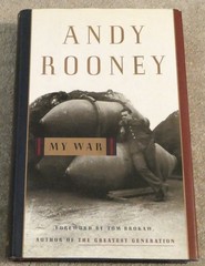 My War Hardcover DJ Book Andy Rooney 1st Public Affairs Edition 2000