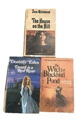 Lot of 3 Paperback Books From The 1960s & 70s Vintage Gothic Suspense Romance