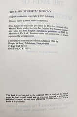 Birth of Western Economy: Economic Aspects of the Dark Ages by Robert Latouche