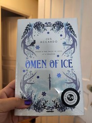 Omen of Ice by Jus Accardo Owlcrate Signed Special Edition YA Book