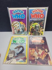 LOT #1 VTG 1980s Era (8) Doctor Who 1980’s Target Paperback GOOD CONDITION!