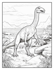 “Cute Dinosaur Coloring Book – Perfect Gift for Kids Who Love Dinosaurs”